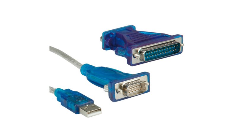 VALUE Converter Cable USB to Serial 1.8 m Harmaa 12.99