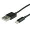 VALUE USB A/Lightning 1m Musta 11.99 – kuva 1