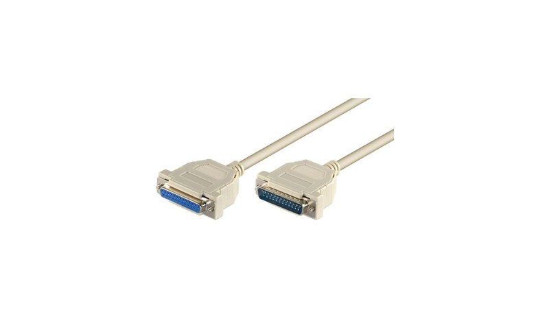 Goobay 50541 sarjakaapeli Harmaa 1,8 m DB-25 50541 – kuva 1/2