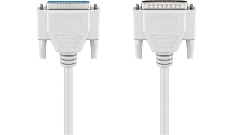 Goobay 50541 sarjakaapeli Harmaa 1,8 m DB-25 50541 – kuva 2/2