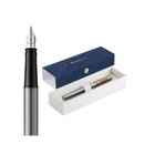 Waterman Impression Stainless Steel G.T. Fountain pen M Blue ink
