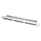 VALUE Cat.5e Patch Panel 24P, STP, light grey 26.99.0329