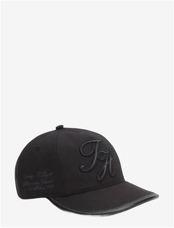 TOMMY HILFIGER Th Script Elevated 5 Panel Cap - BLACK - One Size