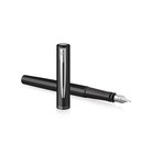 Waterman Allure Black Lacquer Fountain pen F Blue ink 1-Blister