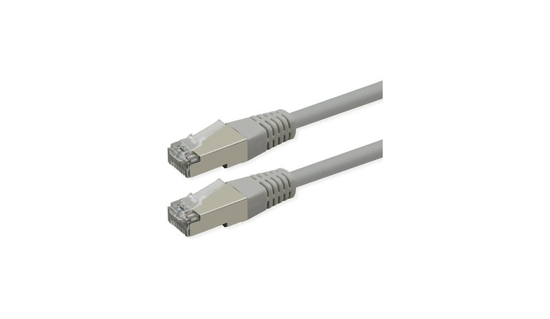 ROLINE S/FTP (PiMF) Patch Cord, Cat.6 (Class E), PoE, grey, 1.5 m 21.51.0823 – kuva 1/2