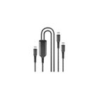 SKross Link Split Pro braided cable USB-C - 2x USB-C - 140W 150cm