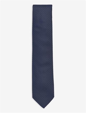 LINDBERGH BLACK Polyester Tie W?. Pattern 7 Cm - NAVY - One Size – kuva 2/2