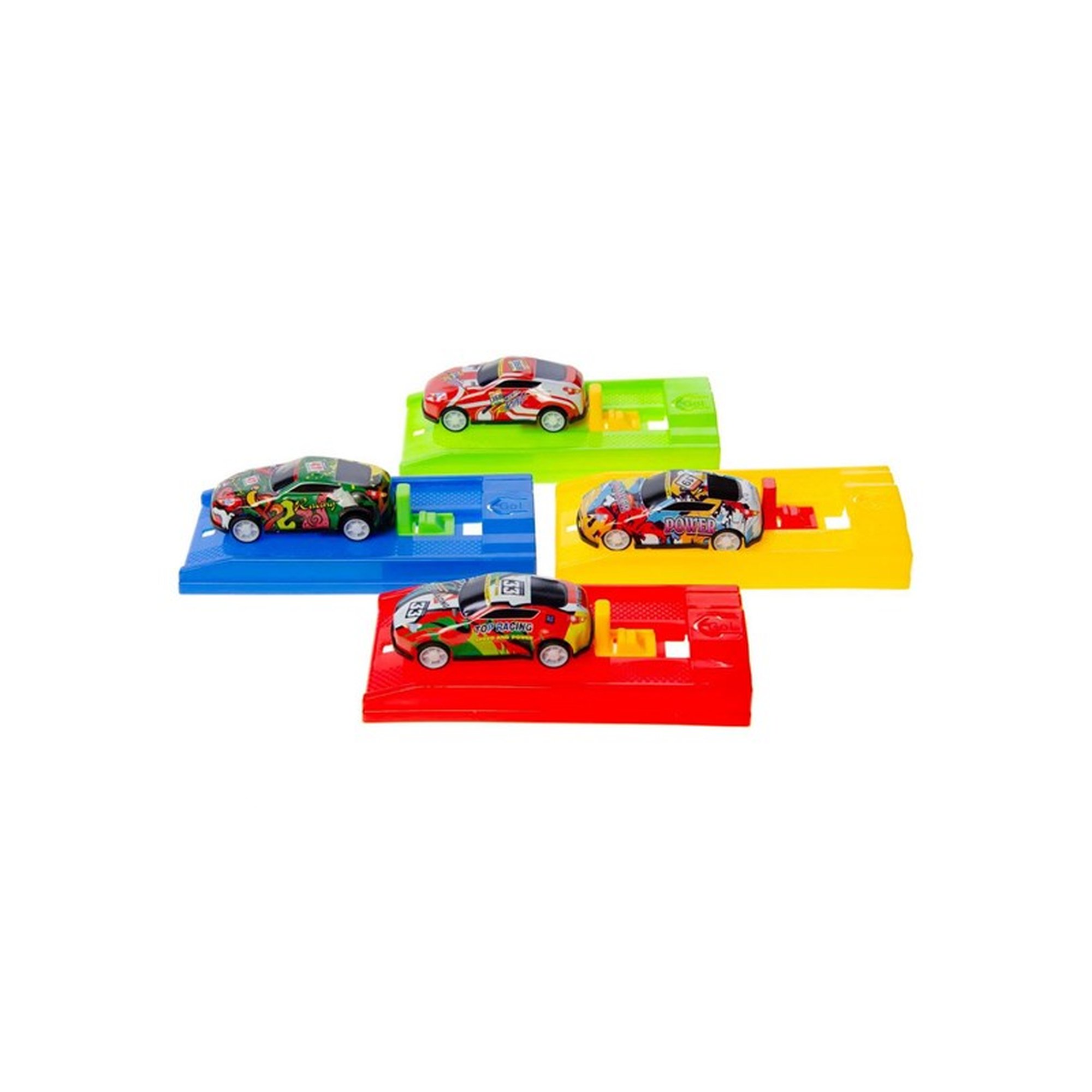 LG-Imports Metal Car with Shootout Race Track
