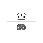 Bachmann - power cable - IEC 60320 C14 to IEC 60320 C15 - 3 m