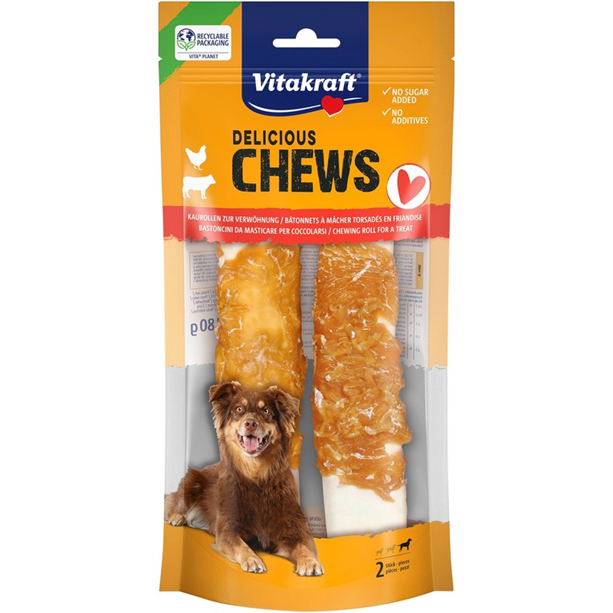 Vitakraft DELI CHEWS puruluu kanalla, XL