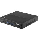 MSI Pro DP10 A14MG-004EU tietokone/työasema Intel® Pentium® Gold G7400 8 GB DDR5-SDRAM 128 GB SSD Windows 11 Pro Mini PC Musta PRO D