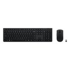 Lenovo 4X31R64316 näppäimistö Sisältää hiiren Office RF Wireless + Bluetooth QWERTY Englanti (US) Harmaa 4X31R