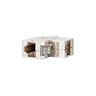 METZ CONNECT 1309A1-I kaapelin sukupuolenvaihtaja RJ-45 Hopea 1309A
