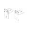 Multibrackets M mounting kit - for display stand - black - Max 160 kg - recommended for 75" – kuva 1