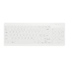Contour Design Contour Active Key QuickClean - lääketieteellinen näppäimistö, IP65, kompakti, langaton, valkoinen, PN C7012 AK-C7