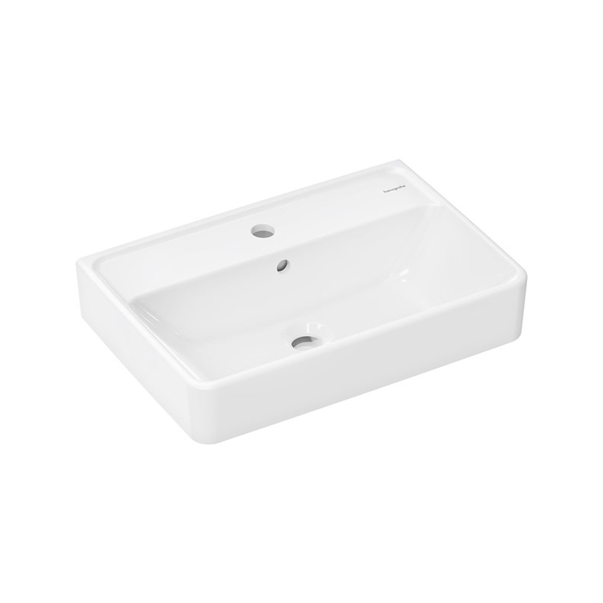 Hansgrohe xanuia q wash basin compact 550/370 with tap hole