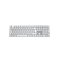CHERRY KC 200 MX näppäimistö Universaali USB QWERTZ Saksa Hopea, Valkoinen G80-3 – kuva 1