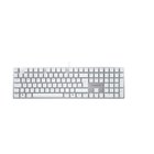 CHERRY KC 200 MX näppäimistö Universaali USB QWERTZ Saksa Hopea, Valkoinen G80-3