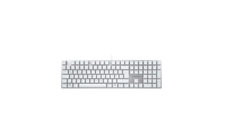 CHERRY KC 200 MX näppäimistö Universaali USB QWERTZ Saksa Hopea, Valkoinen G80-3