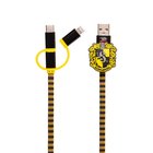 Thumbs Up 1002655 USB-kaapeli 1 m USB A Micro-USB B Musta, Keltainen 10026