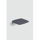 Gedy Wall-mounted folding seat - Black