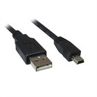 Sharkoon 4044951015580 USB-kaapeli USB 2.0 3 m USB A Mini-USB B Musta 40449