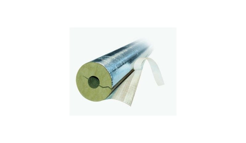 Rockwool yleismallinen putkieriste teipillä, 28mm – kuva 1/2