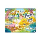 Larsen Puzzles Puzzle: Cute Farm Animals - 19 pieces Maxi (36.5 x 28.5 cm) 2D Palapelit