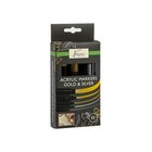 Nassau Acrylic Marker Set Gold & Silver - 5 pcs.