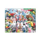 Larsen Puzzles Happy Birds Jigsaw Puzzle - 115 pieces Maxi (36.5 x 28.5 cm) 2D Palapelit