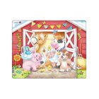 Larsen Puzzles Puzzle: Cute Animals in the Barn - 21 pieces Maxi (36.5 x 28.5 cm) 2D Palapelit