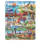 Larsen Puzzles Denmark Attractions Jigsaw Puzzle - 140 pieces Maxi (36.5 x 28.5 cm) 2D Palapelit