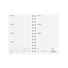 Mayland Mini Planner ugekalender sort vinyl 2027