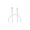 ESSENTIALS by UPSTRÖM 60W USB-A to USB-C Cable 1.2m - White – kuva 1