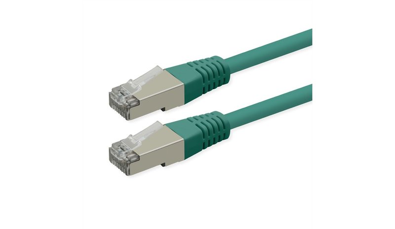ROLINE S/FTP (PiMF) Patch Cord, Cat.6 (Class E), PoE, green, 2 m 21.51.1343 – kuva 2/2