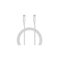 ESSENTIALS by UPSTRÖM 100W USB-C to USB-C Cable 2.5m - White – kuva 1
