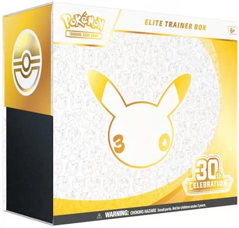 Pokemon TCG: 30th Celebration - Elite Trainer Box KORTTI