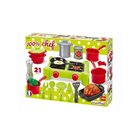 Ecoiffier - 100% Chef Stove 12pcs.