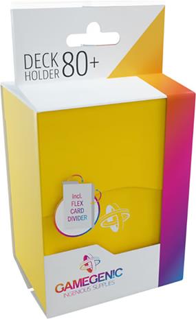 GAMEGENIC Deck Holder 80+ Yellow - YELLOW - One Size
