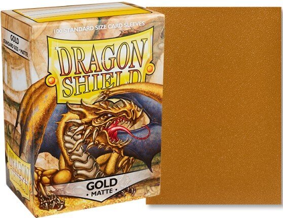 Dragon Shield Sleeves Matte Gold (100pcs)
