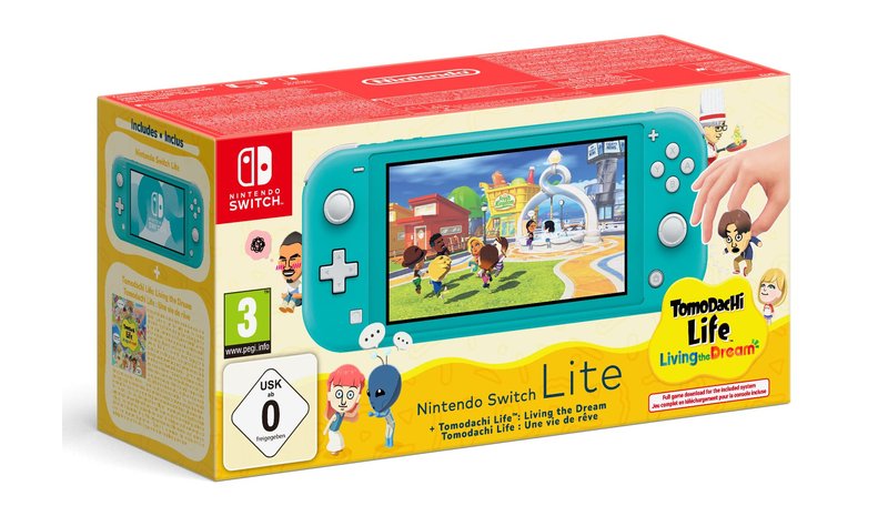 Nintendo Switch Lite + Tomodachi Life 10020218