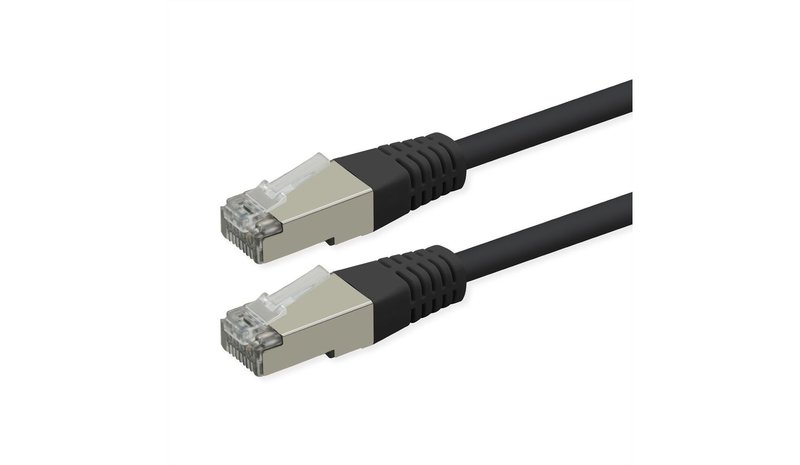 ROLINE S/FTP (PiMF) Patch Cord, Cat.6 (Class E), PoE, blue, 1.5 m 21.51.0827