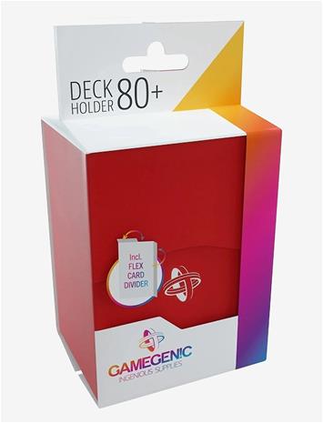 GAMEGENIC Deck Holder 80+ Red - RED - One Size – kuva 2/2
