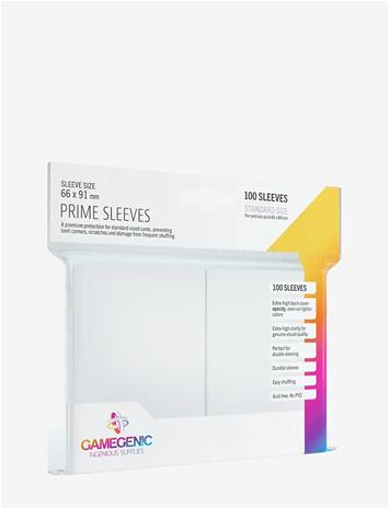 GAMEGENIC Prime Sleeves White - WHITE - One Size