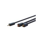 ClickTronic MiniJack - 2xRCA-liitin - 3m