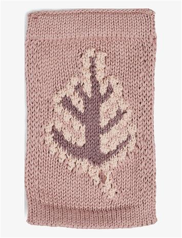 SMALLSTUFF Knitted Flag, Leaf, Rose - LE ROSE - One Size – kuva 2/2