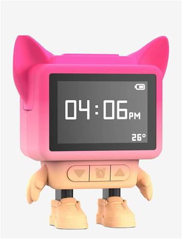 MOBILITY ON BOARD Dancing Clock - Pink - PINK - One Size