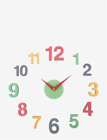 KARLSSON Wall Clock Diy Chico Multi Colour - MULTI - Ø:60 cm
