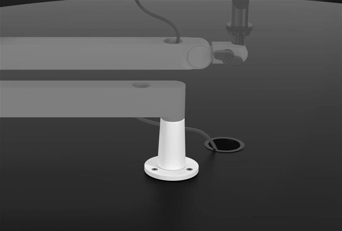 Corsair mounting component - white