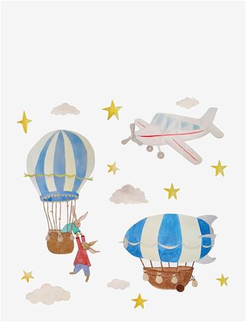 THAT'S MINE Wallsticker Flying Adventures - MULTI - One Size